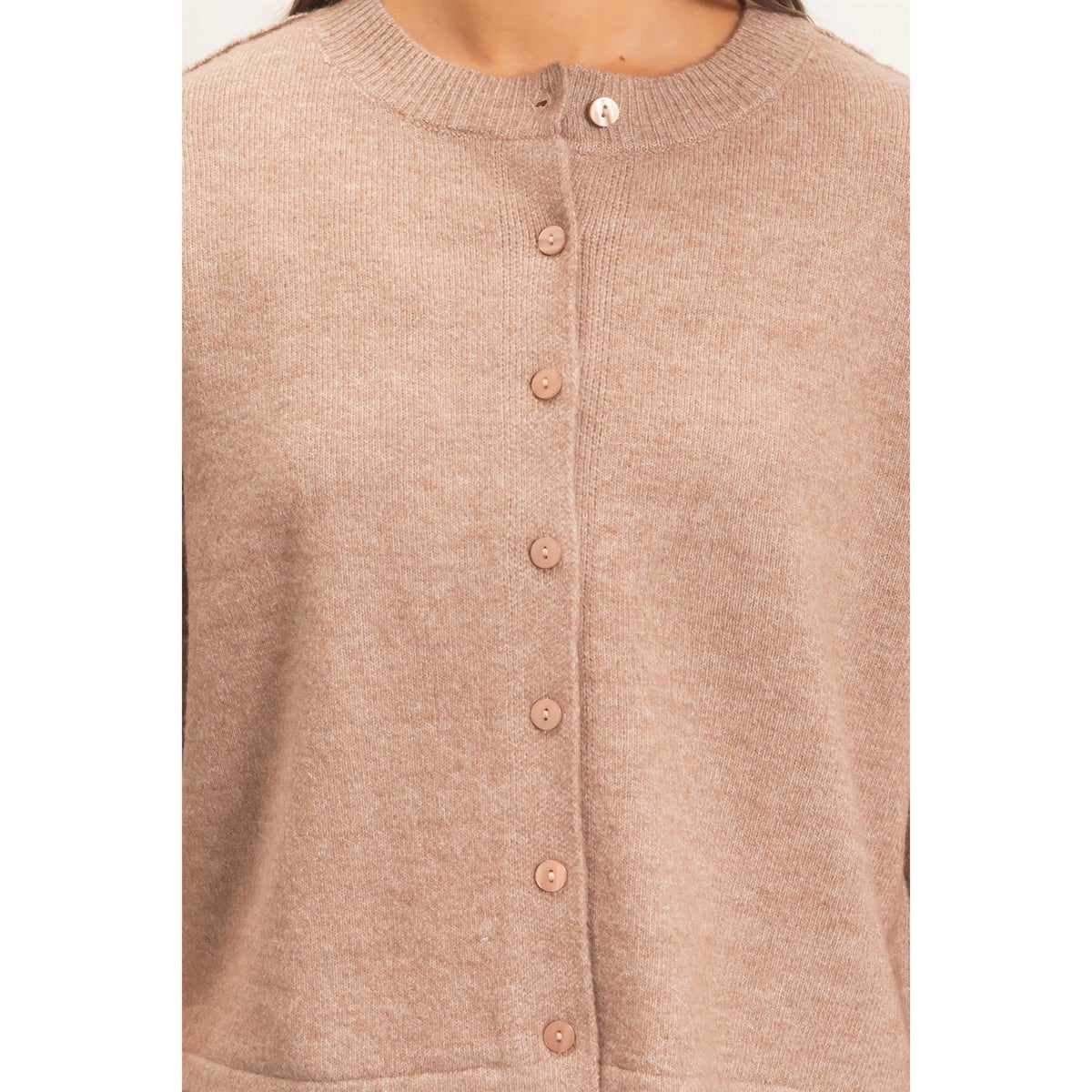 Sarah Drop Shoulder S/S Cardigan