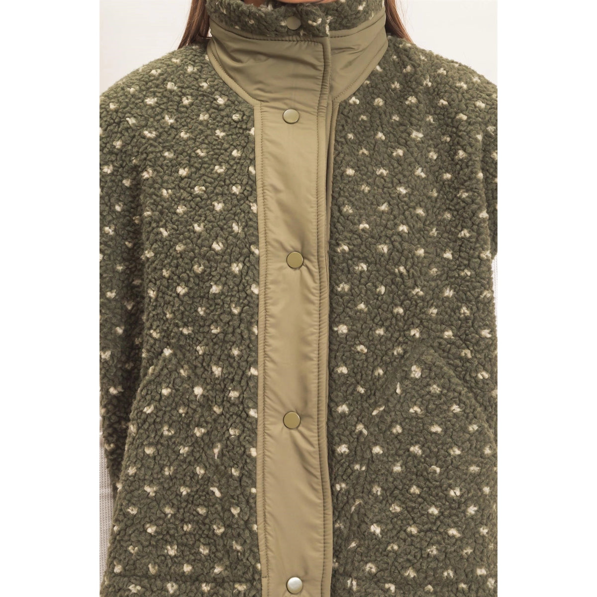 Dot Your Average Sherpa Vest