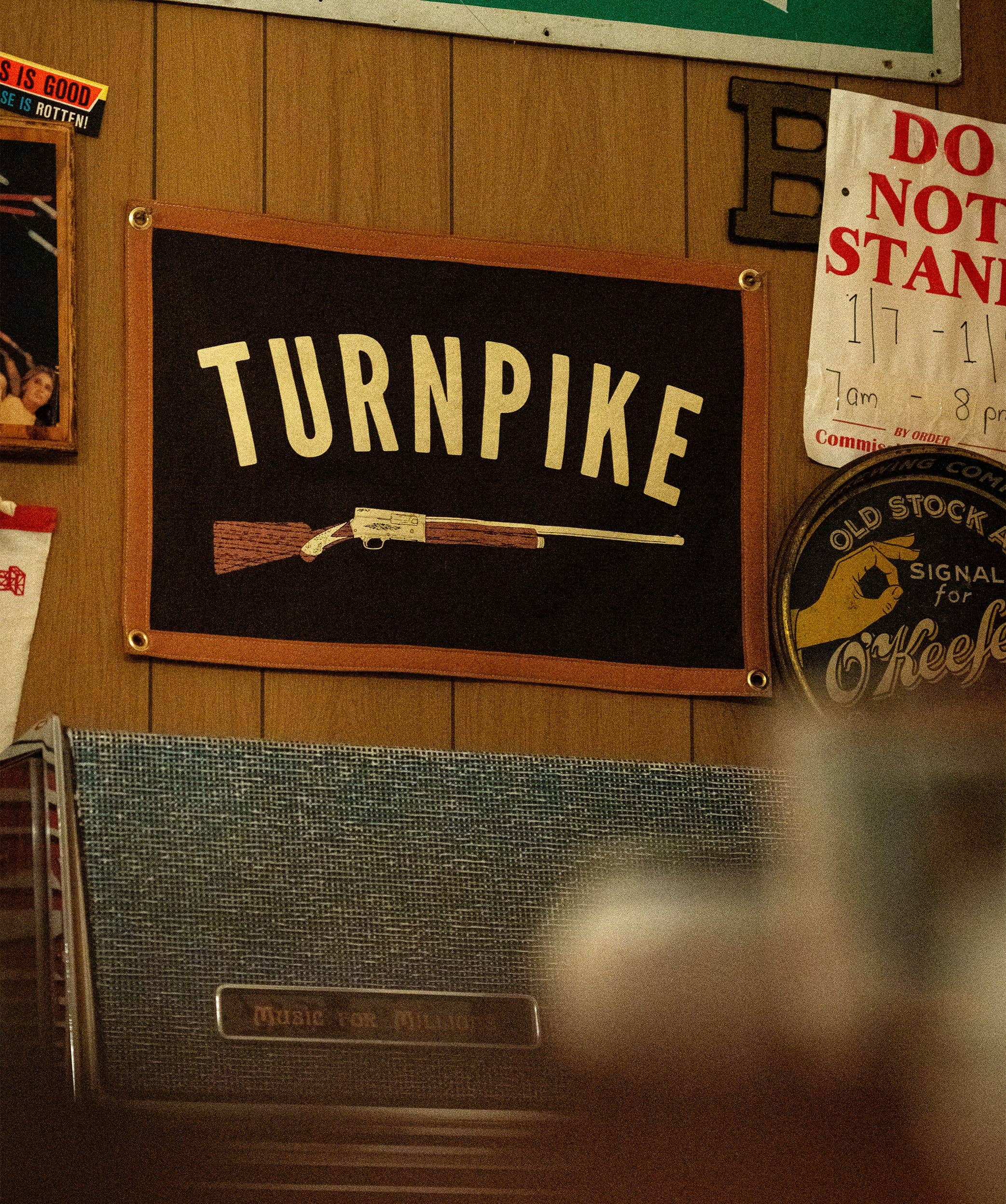 Turnpike Camp Flag • Turnpike Troubadours x Oxford Pennant