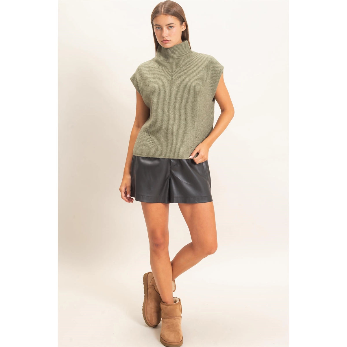 Stella Mock Neck Sweater