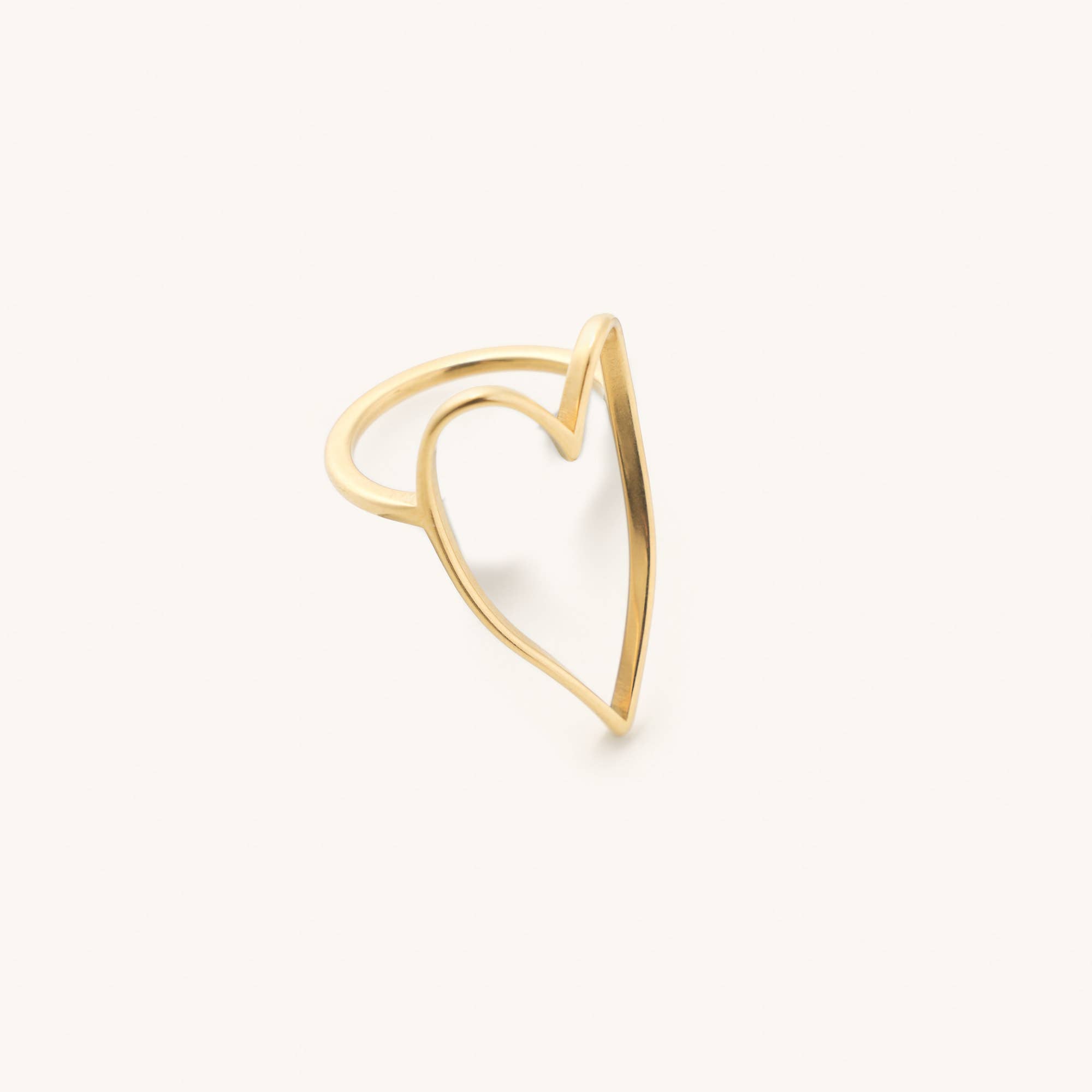 Lovie Gold Heart Ring - Waterproof