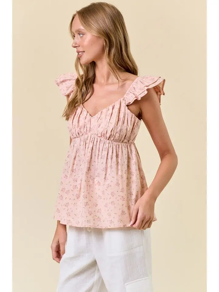 Sweetheart Ruffled Top