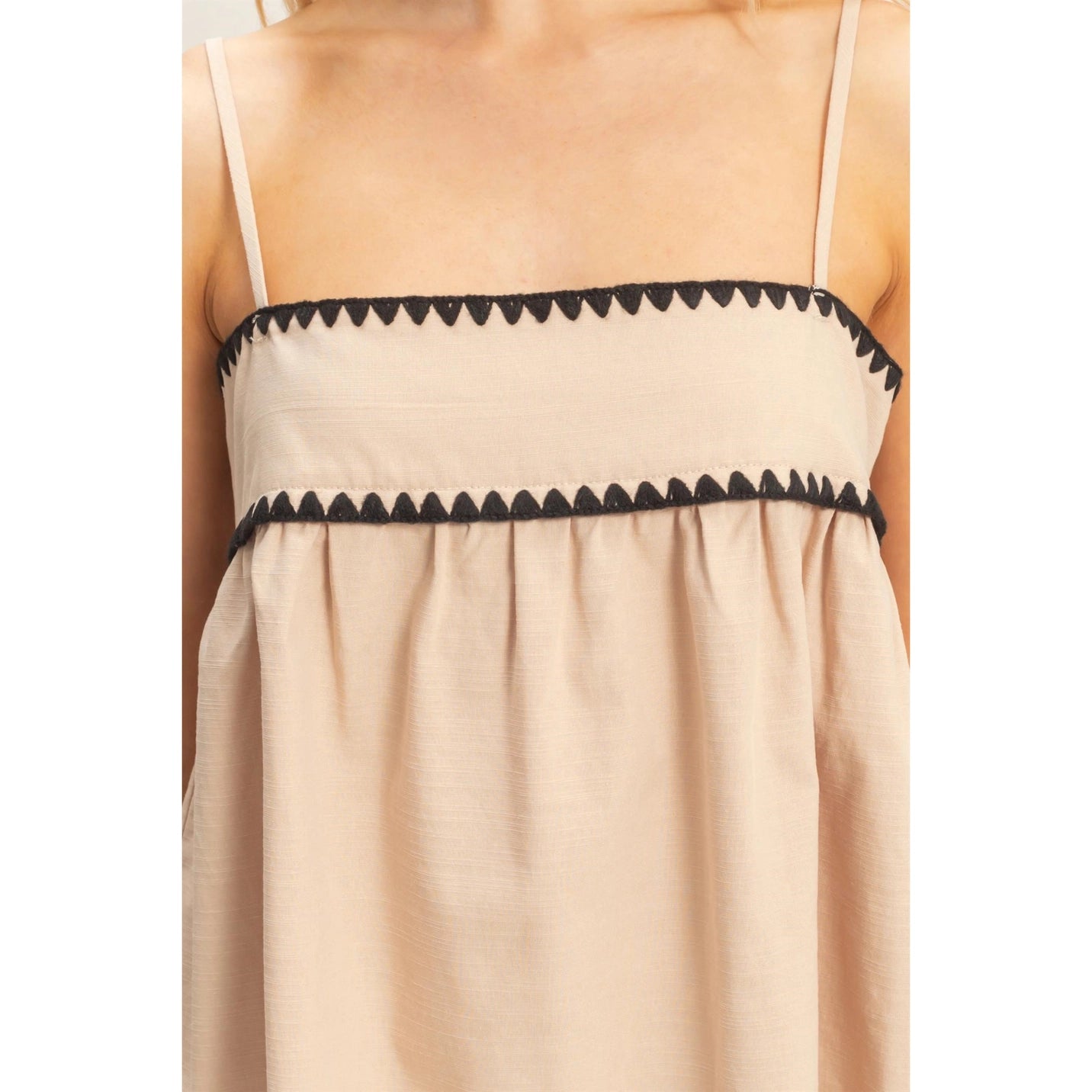 Sleeveless Babydoll Top