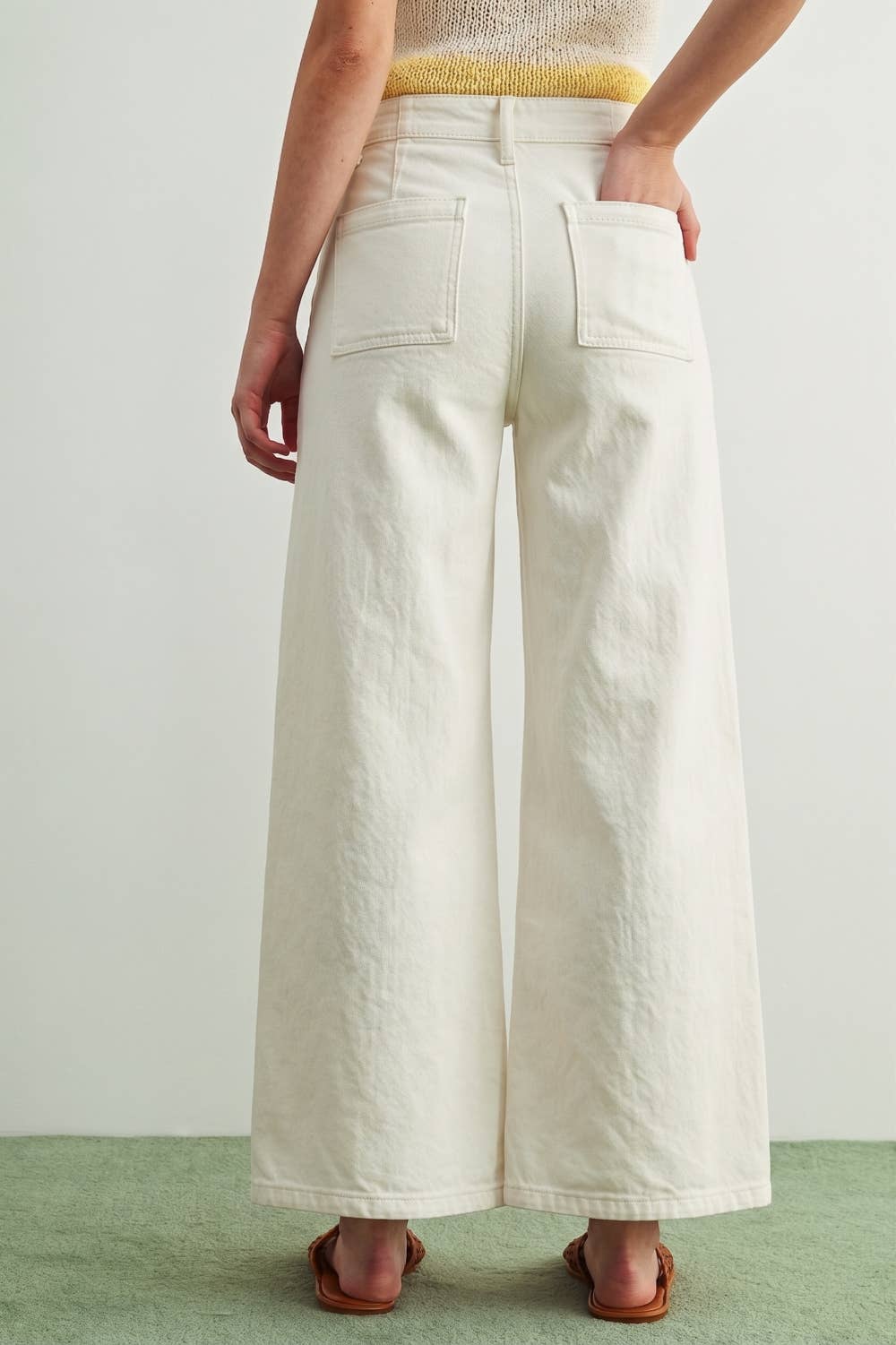P6982   WASHED COLOR STRETCH PANTS