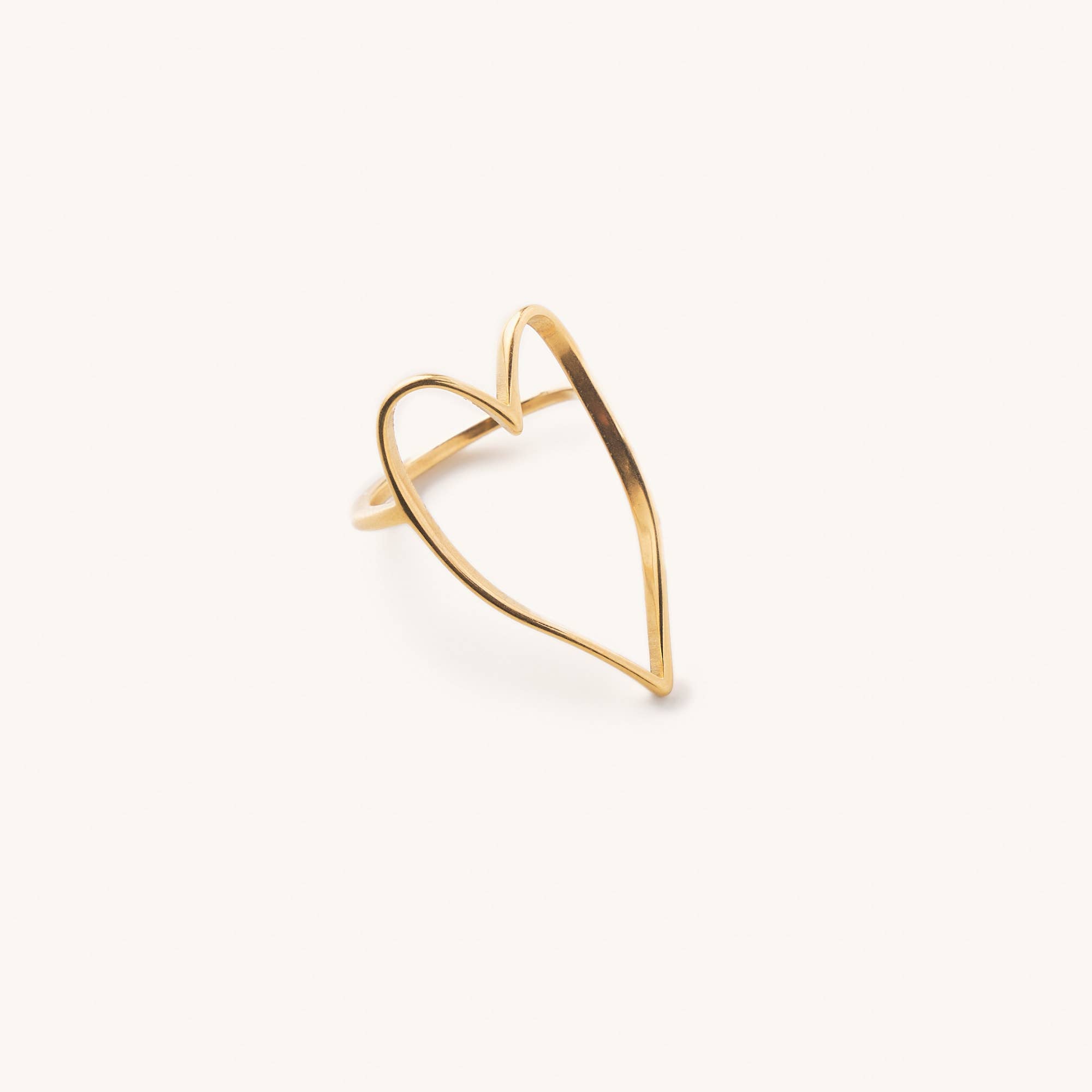 Lovie Gold Heart Ring - Waterproof