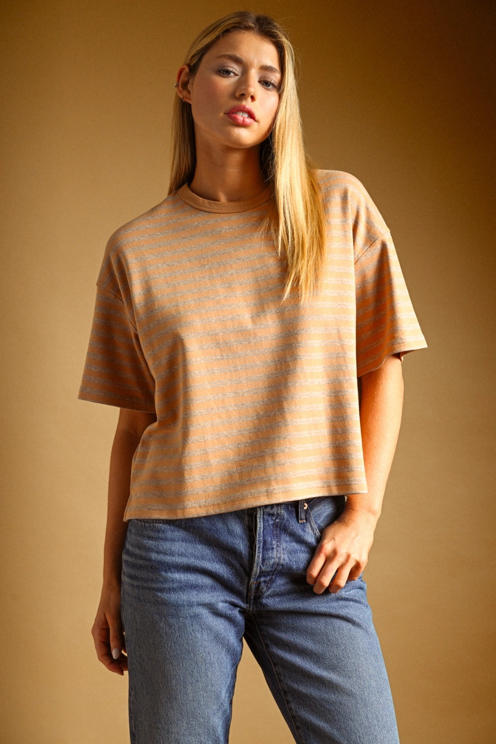 Ellis Double Striped Top