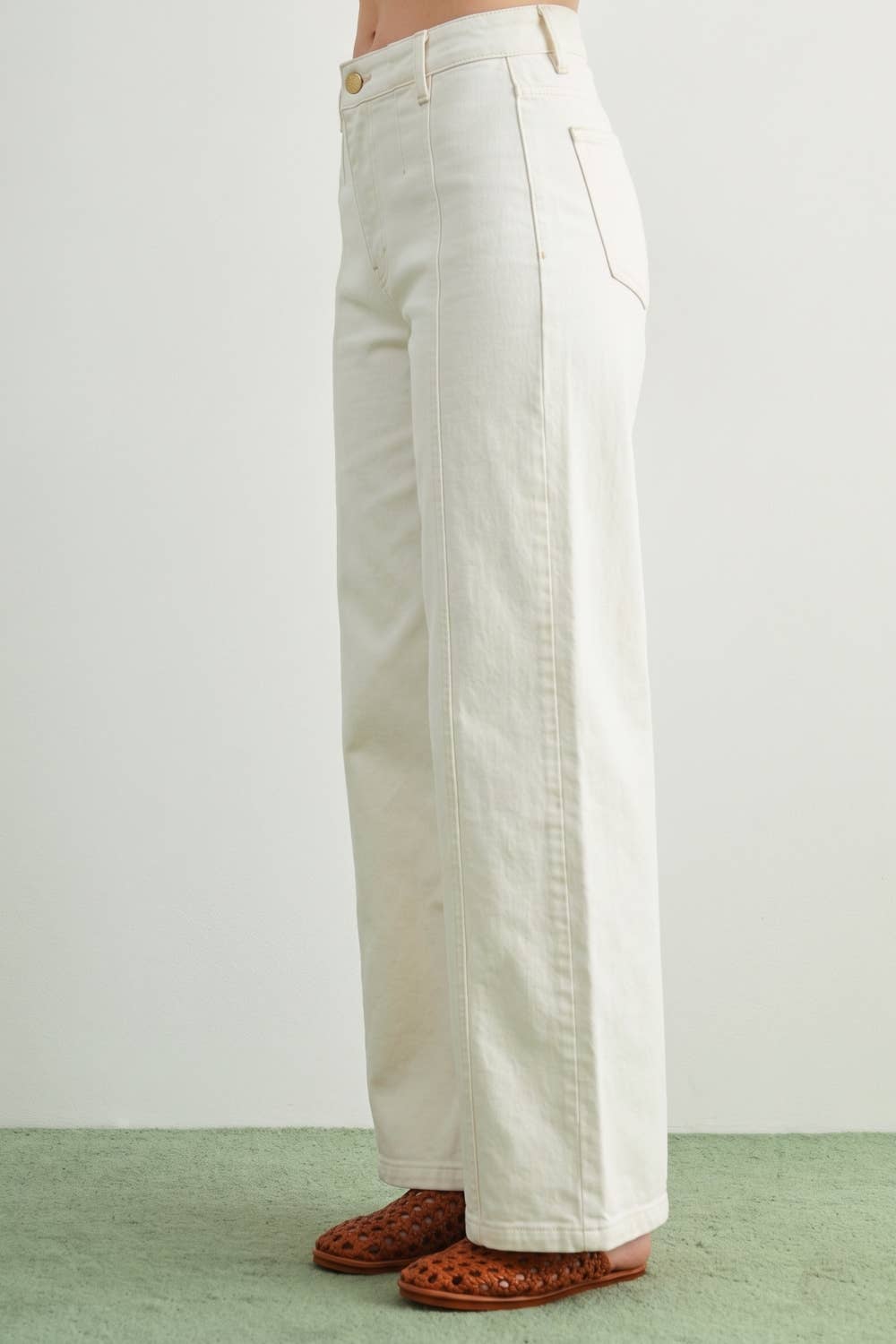 P6982   WASHED COLOR STRETCH PANTS