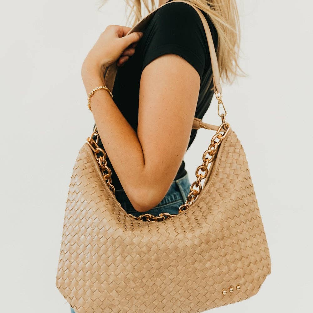 Sienna Slouchy Woven Shoulder Bag - TOP SELLER