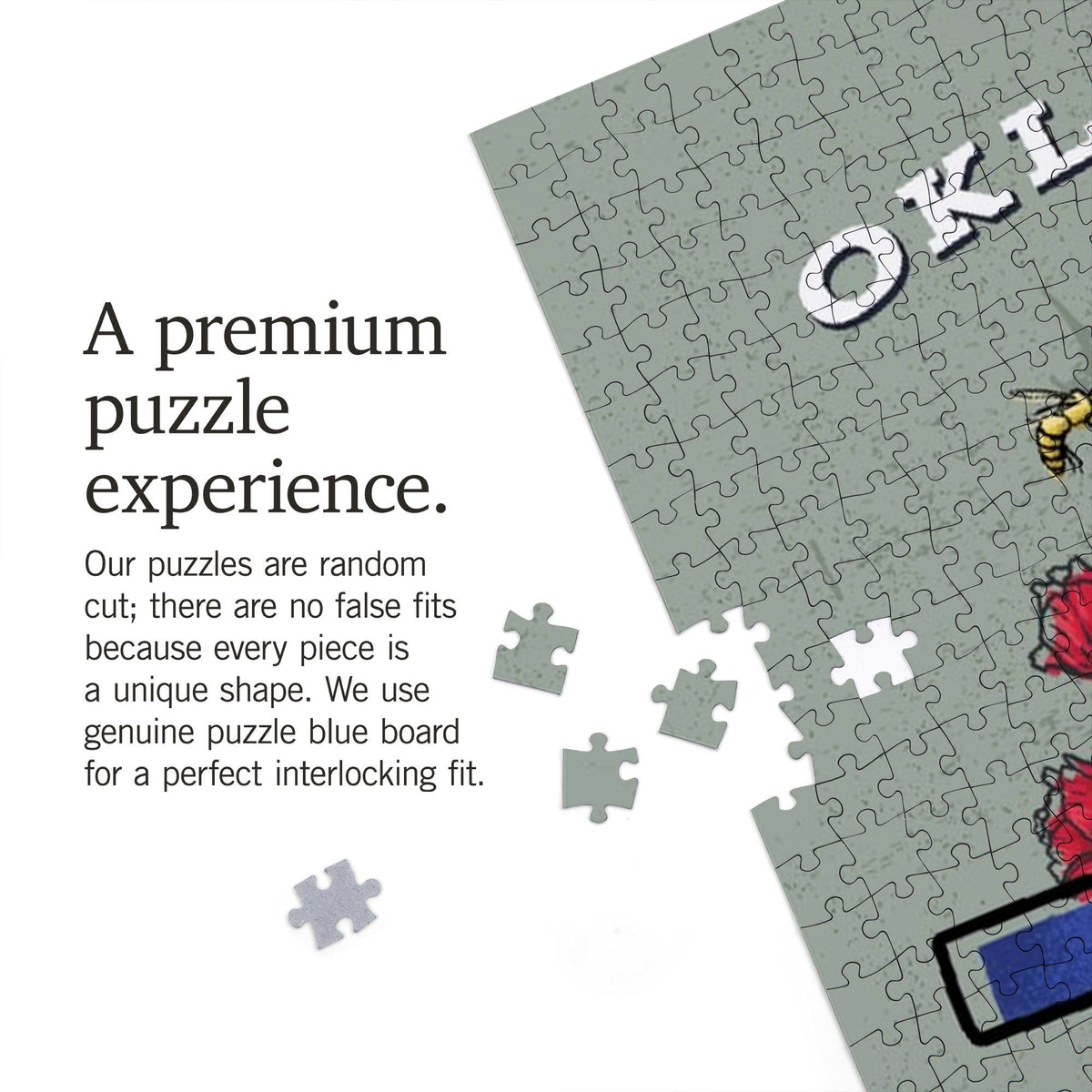 1000 PIECE PUZZLE Oklahoma, Treasure Trove, The Sooner State
