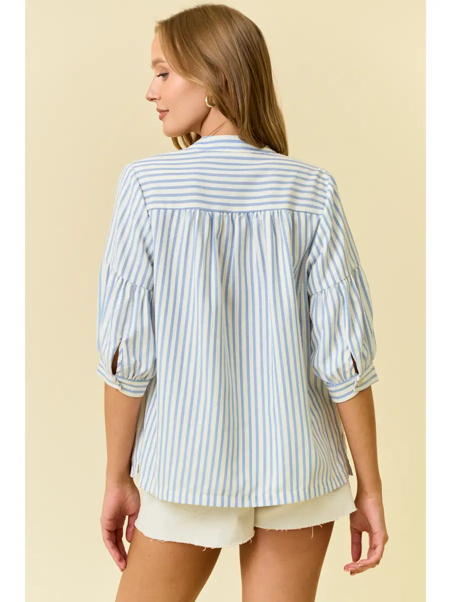 Striped Pullover Top