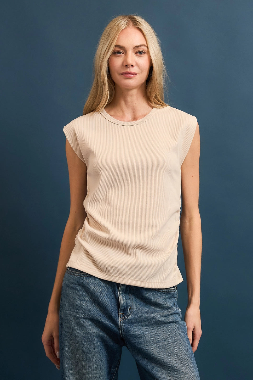 Terry Rib Muscle Top