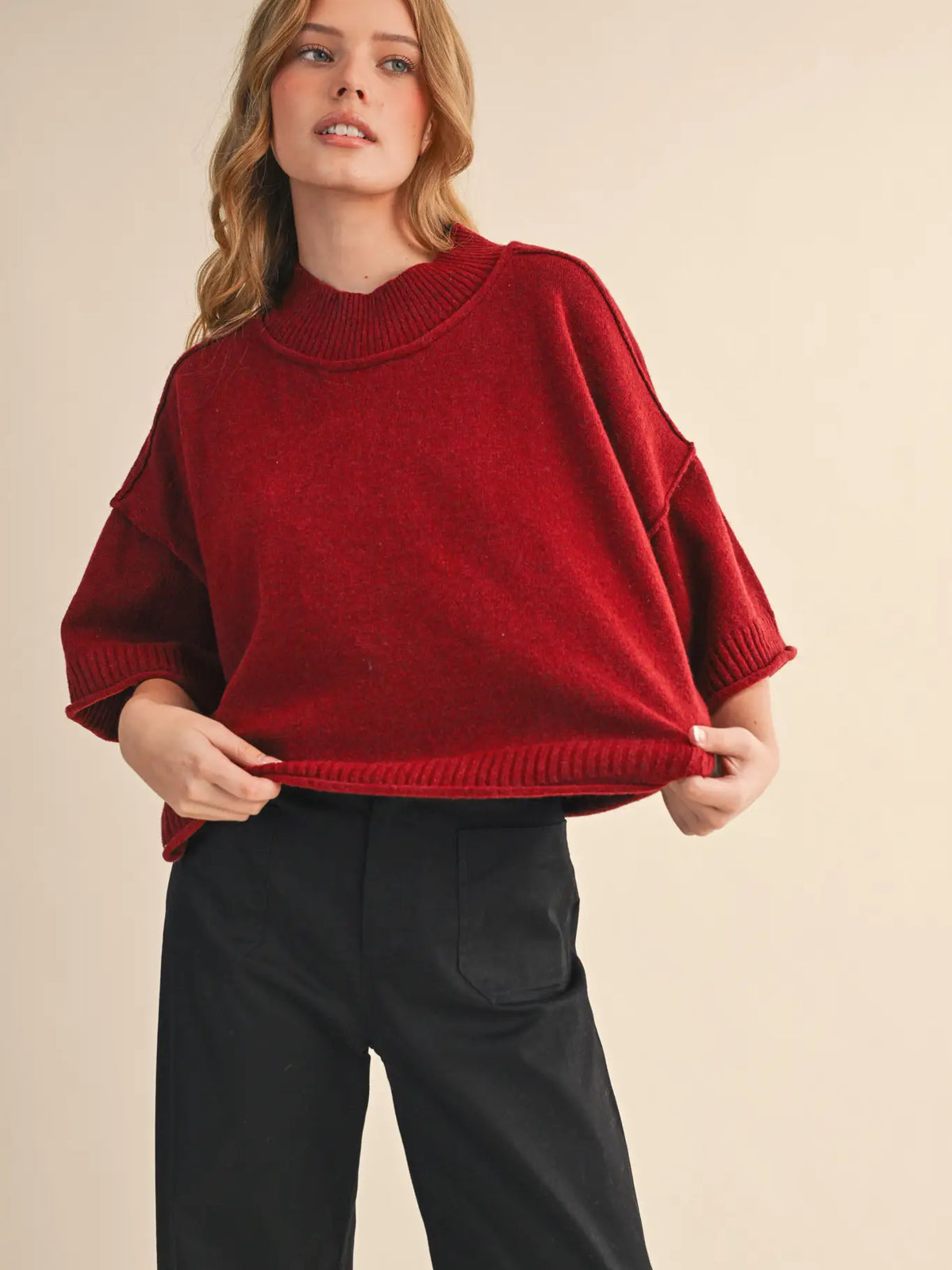Charley Marled Knit Sweater
