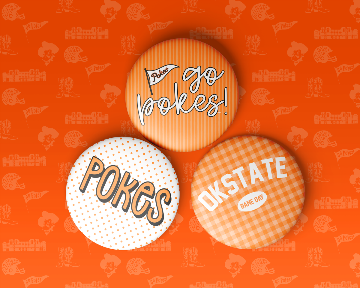 Oklahoma State University Game Day Buttons | OSU Football