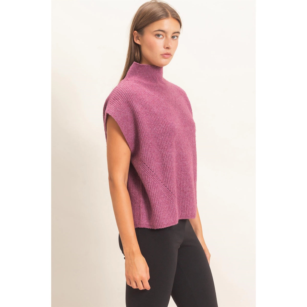 Stella Mock Neck Sweater