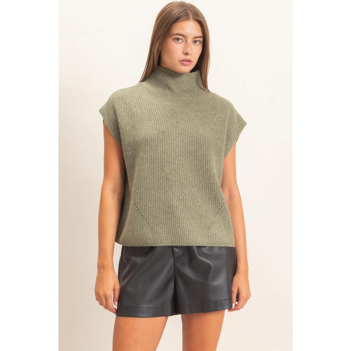 Stella Mock Neck Sweater