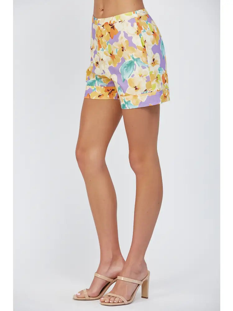 Floral Print Short