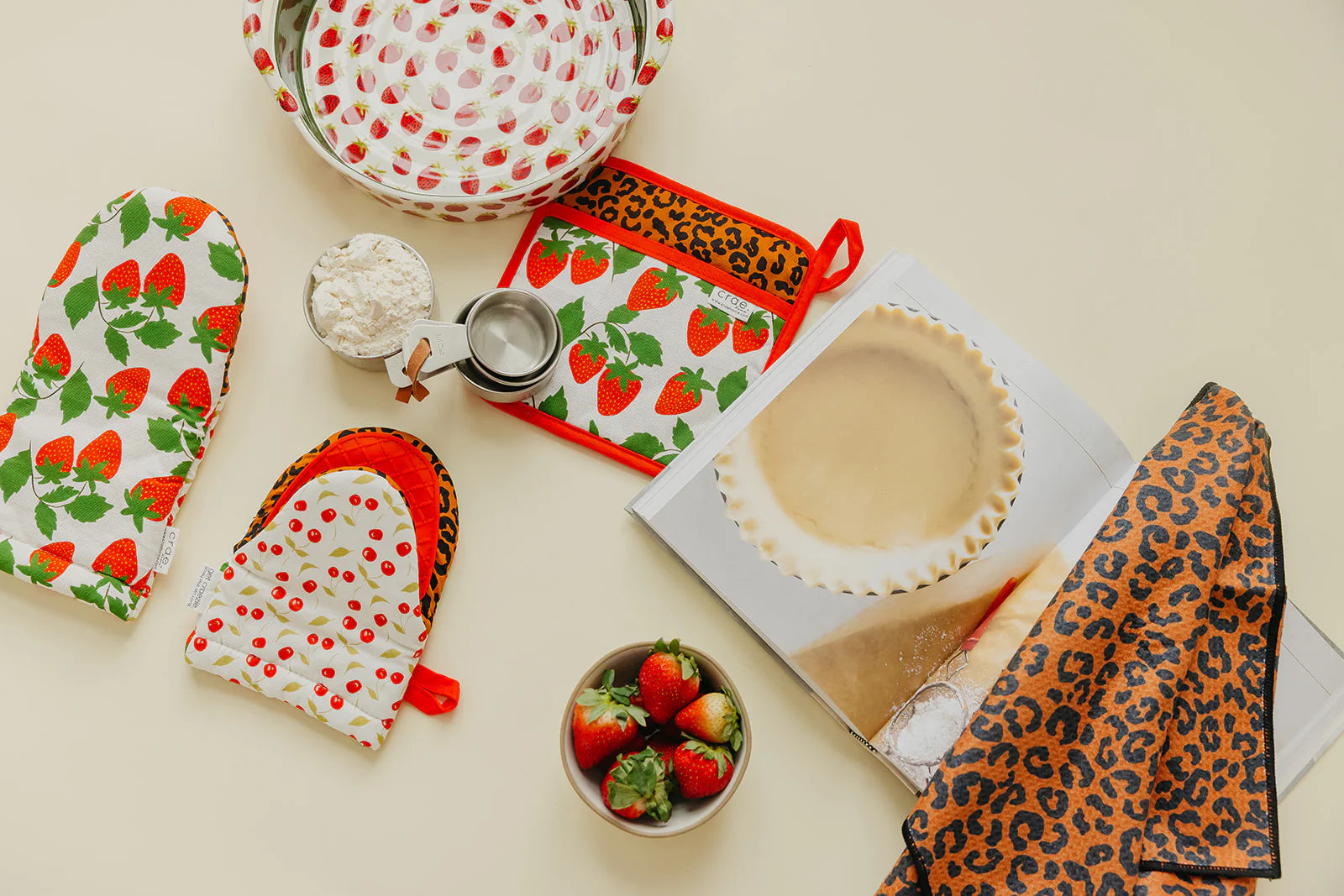 Berries and Cherries Mini Mitt by crae.
