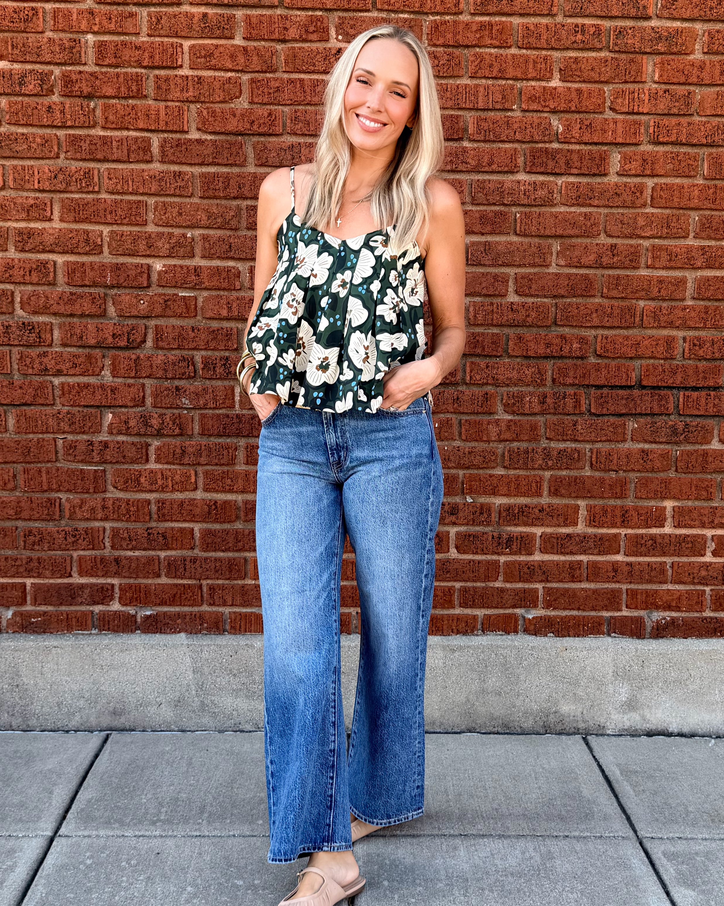 Moroney Floral Tank