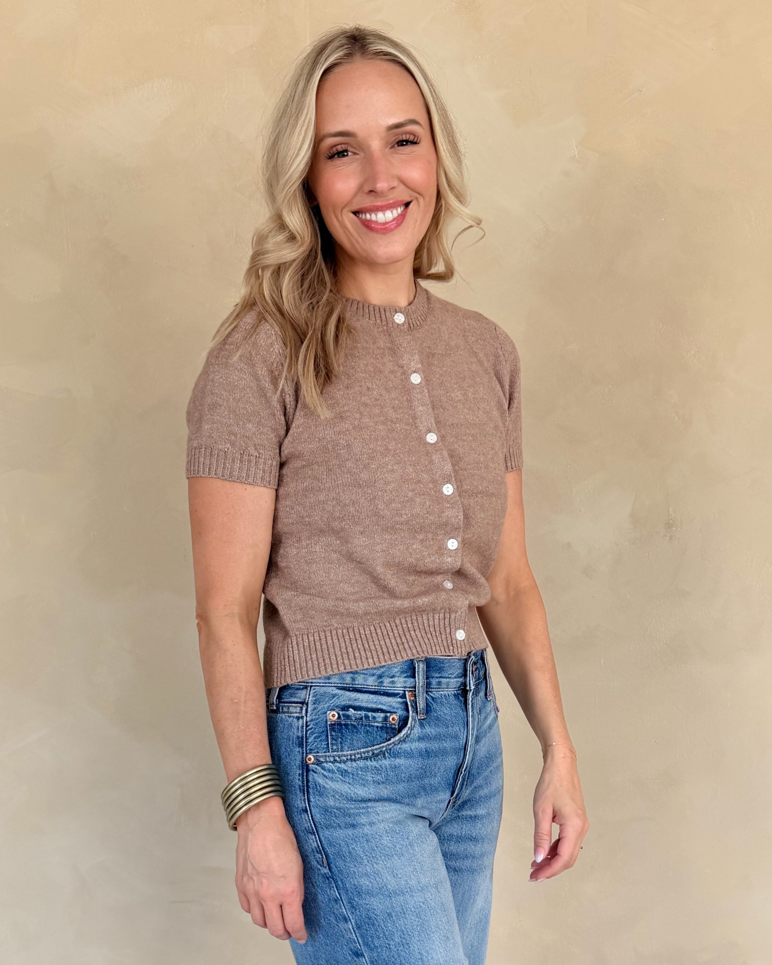 Livi Short Sleeve Cardigan
