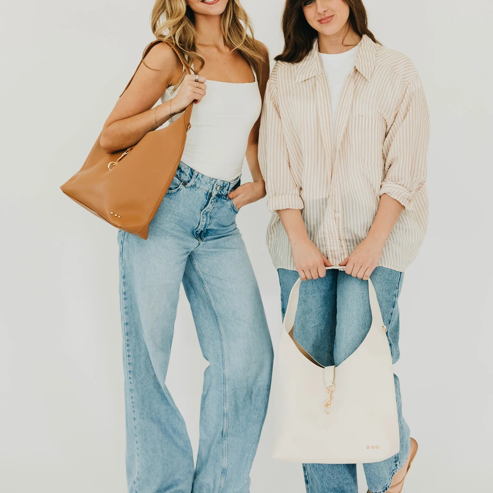 Haddie Hobo Vegan Leather Tote by Pretty Simple