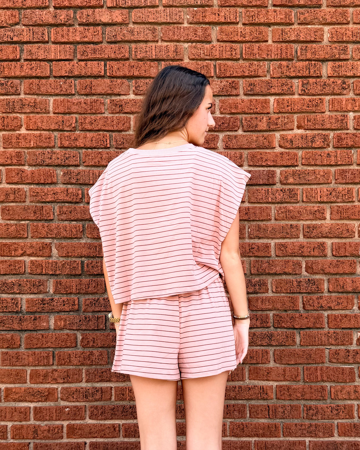 Boxy Stripe Lounge Top