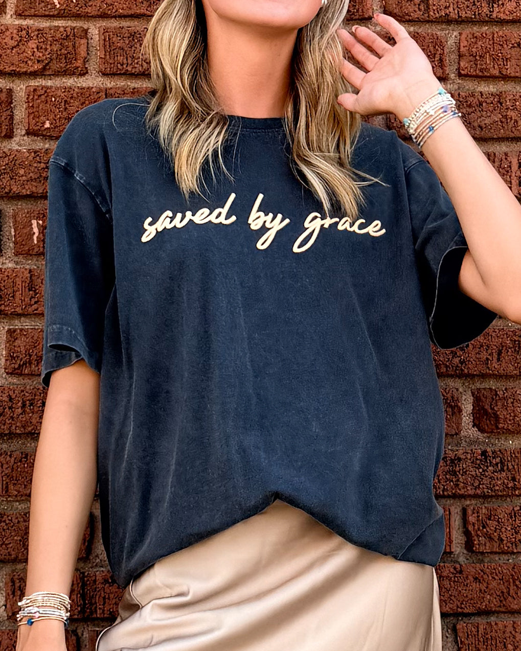 Saved By Grace Tee