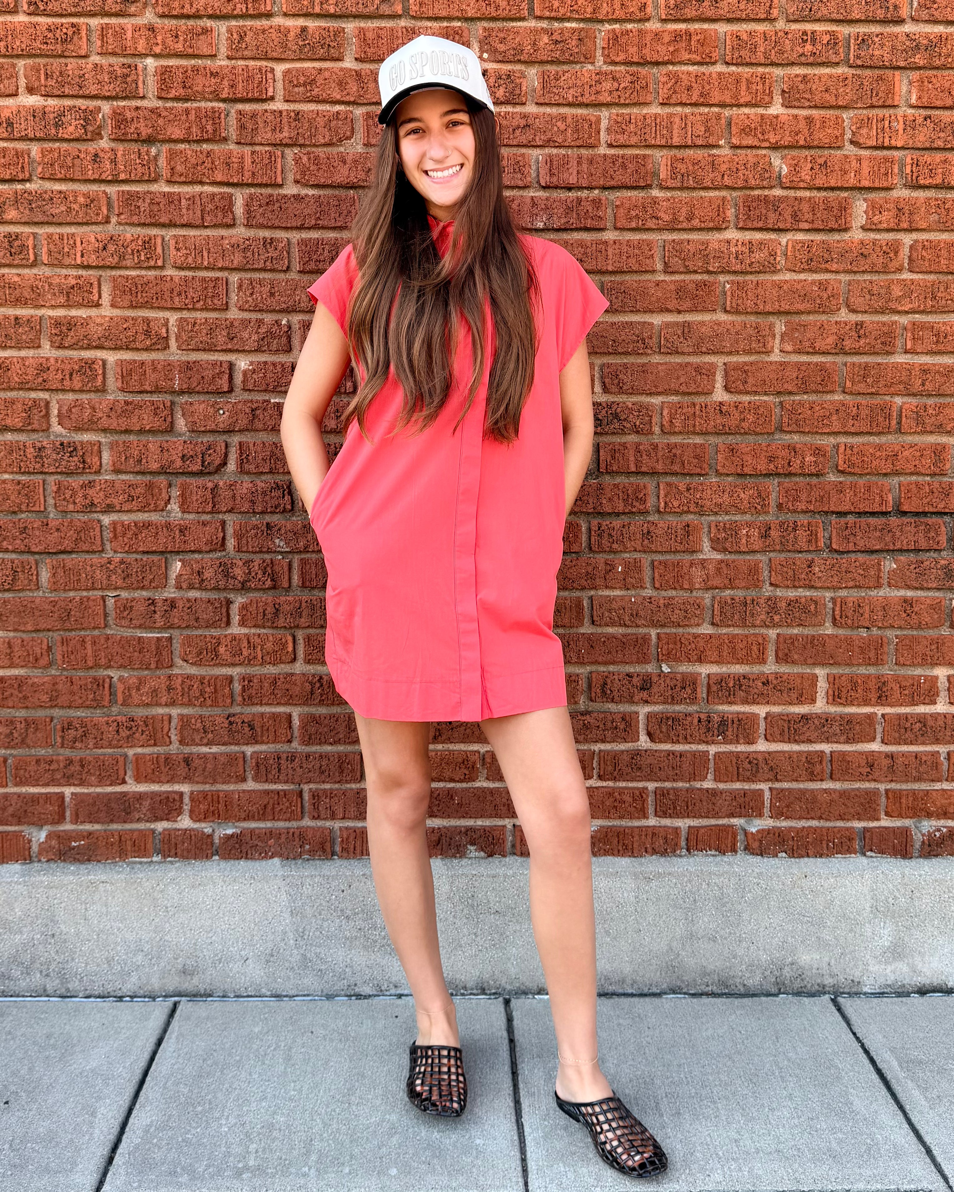 Olive Collared Dress
