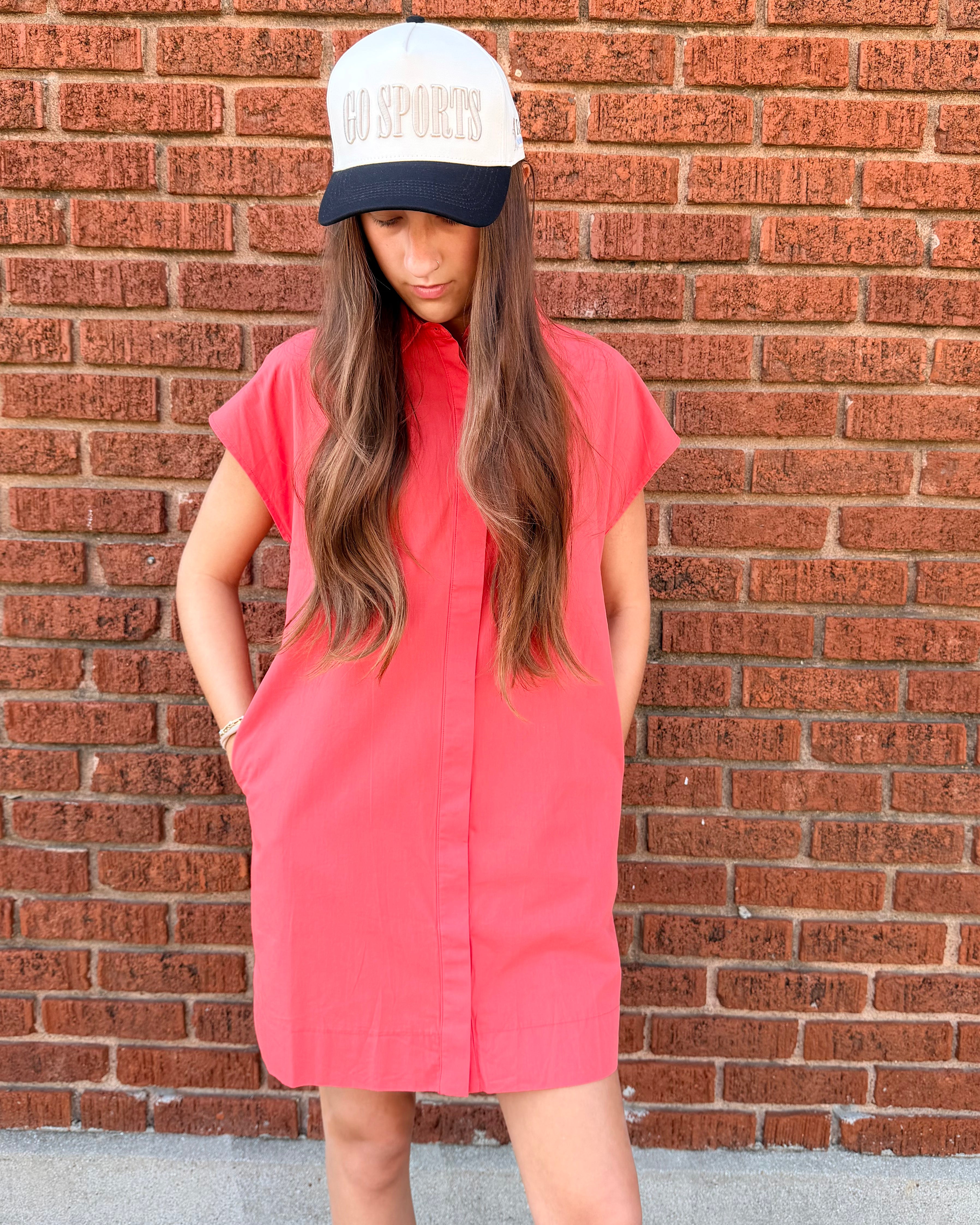 Olive Collared Dress