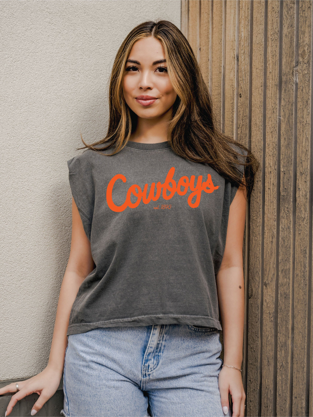 OSU Cowboys Smoke Bold Script Tank
