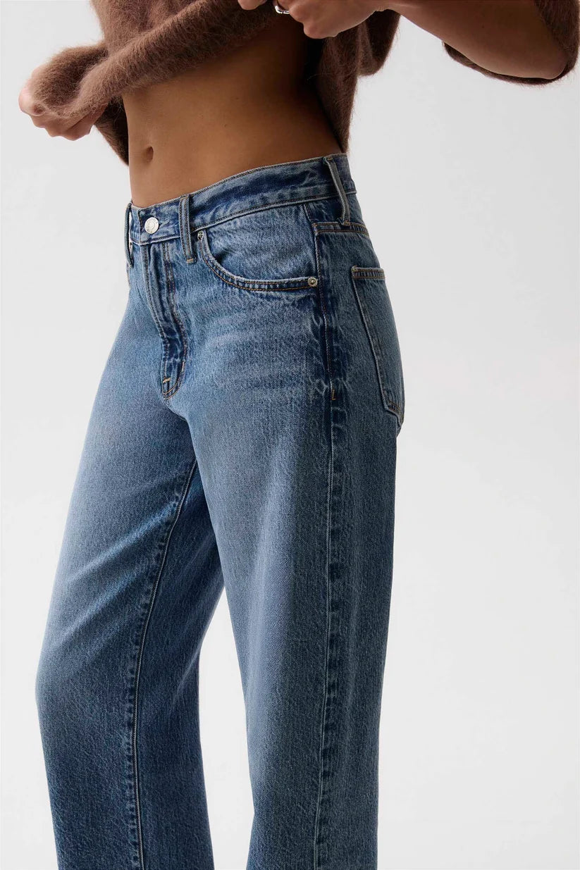 Donny Rolled-Hem Boyfriend Jean by Pistola