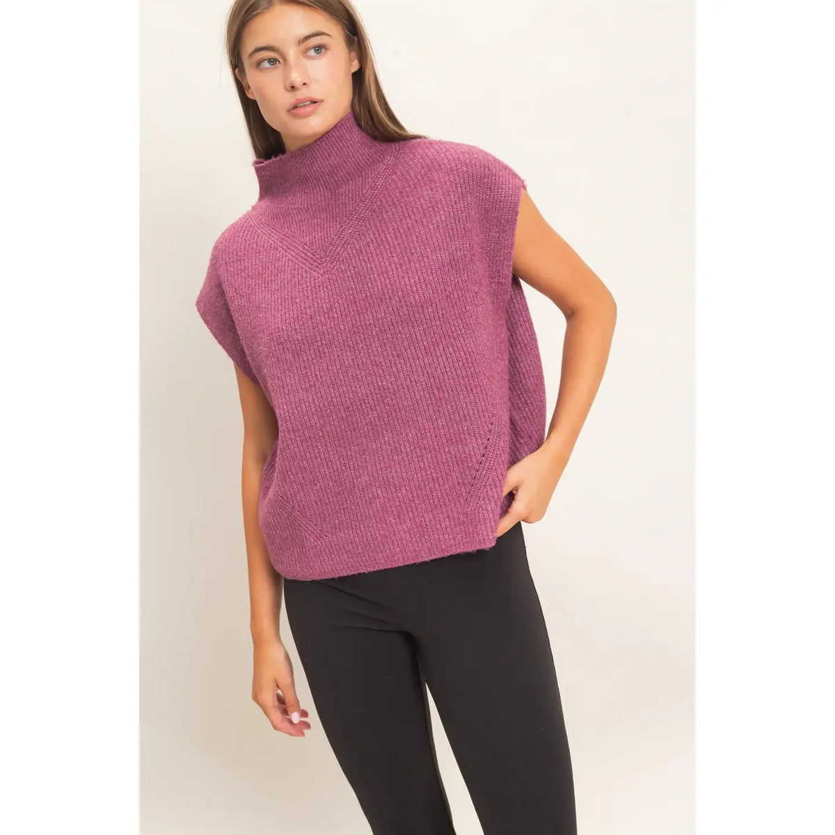 Stella Mock Neck Sweater