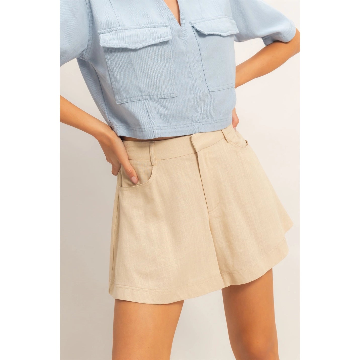 High-Waisted Shorts