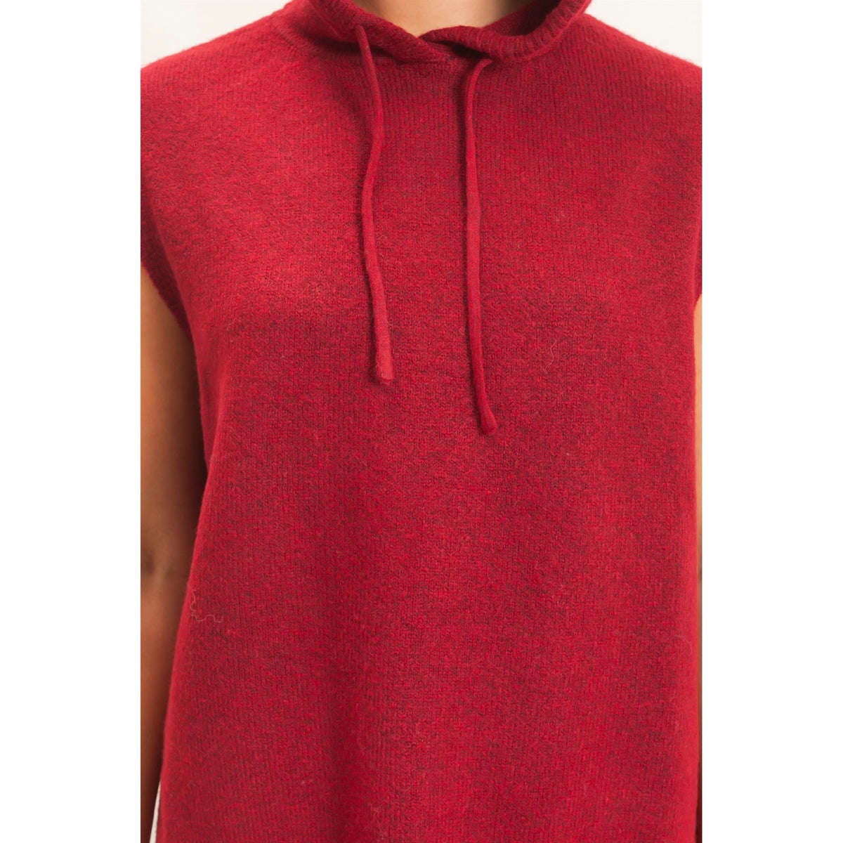 Jenna Sleeveless Hoodie Sweater