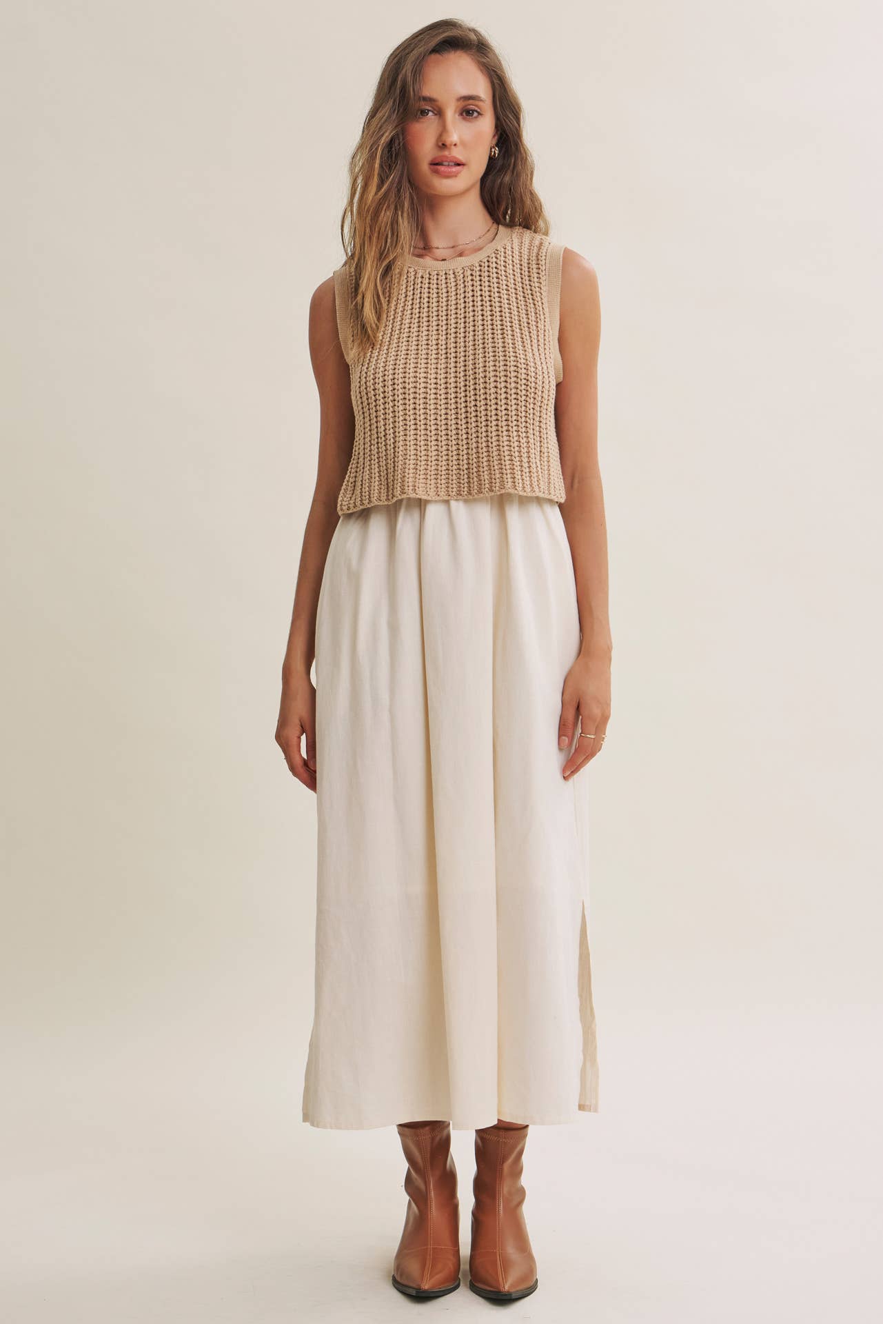 Chunky Sweater Midi Dress