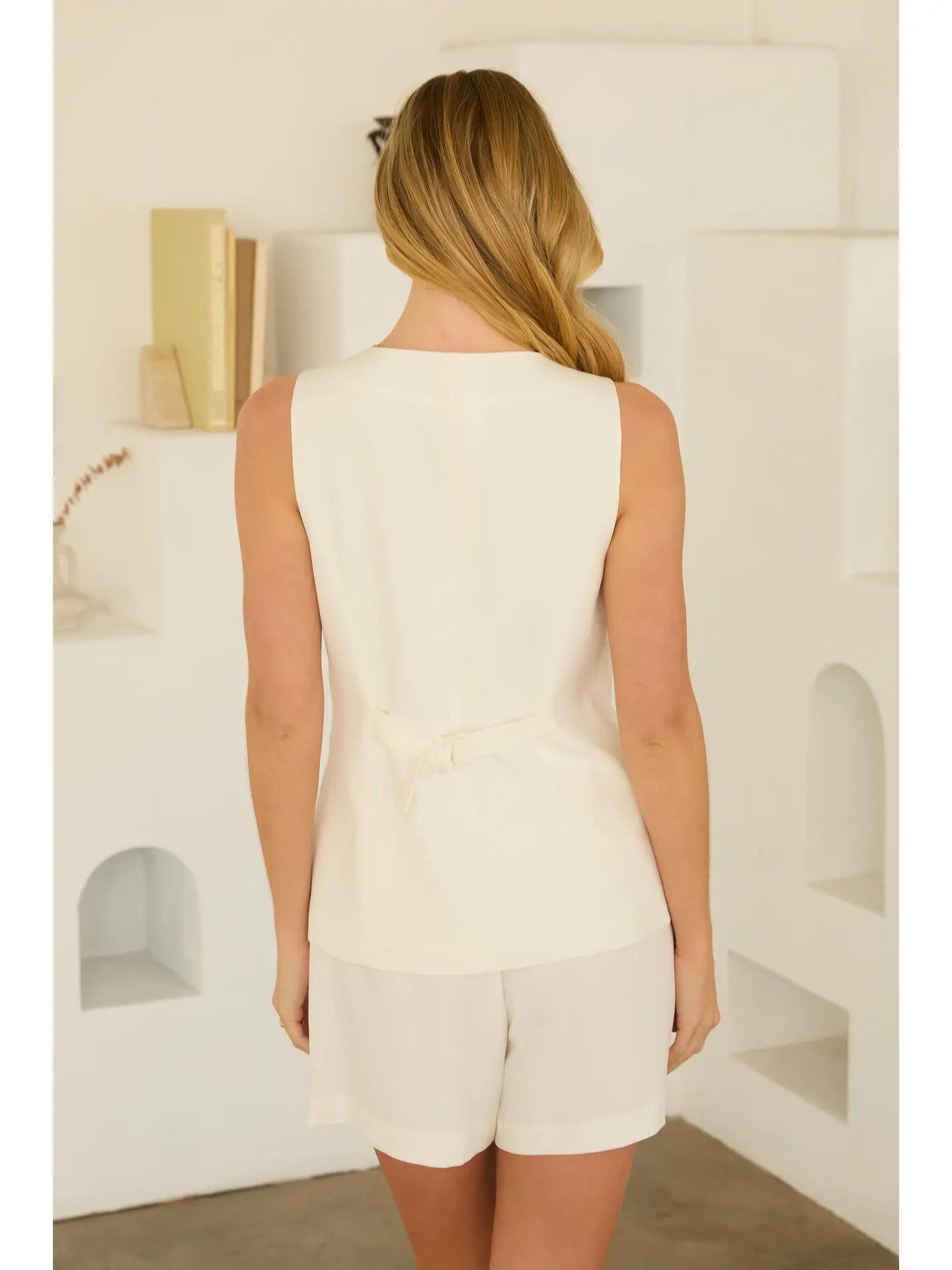 Tailored Button-Down Vest