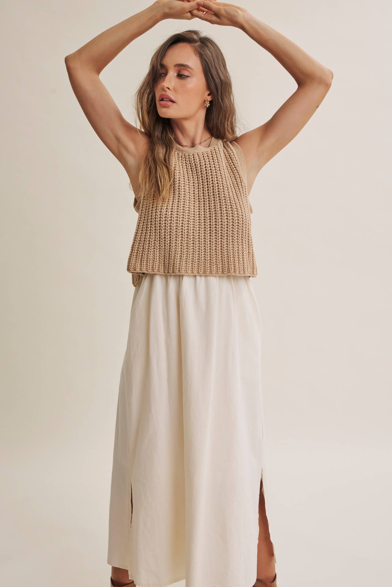 Chunky Sweater Midi Dress
