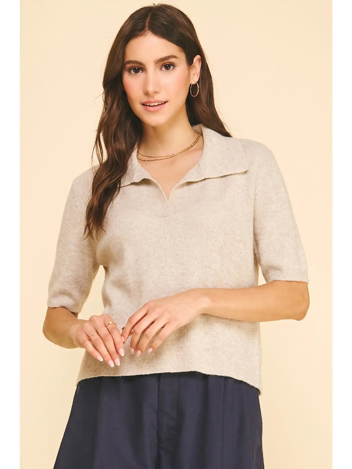Hayden Polo Sweater