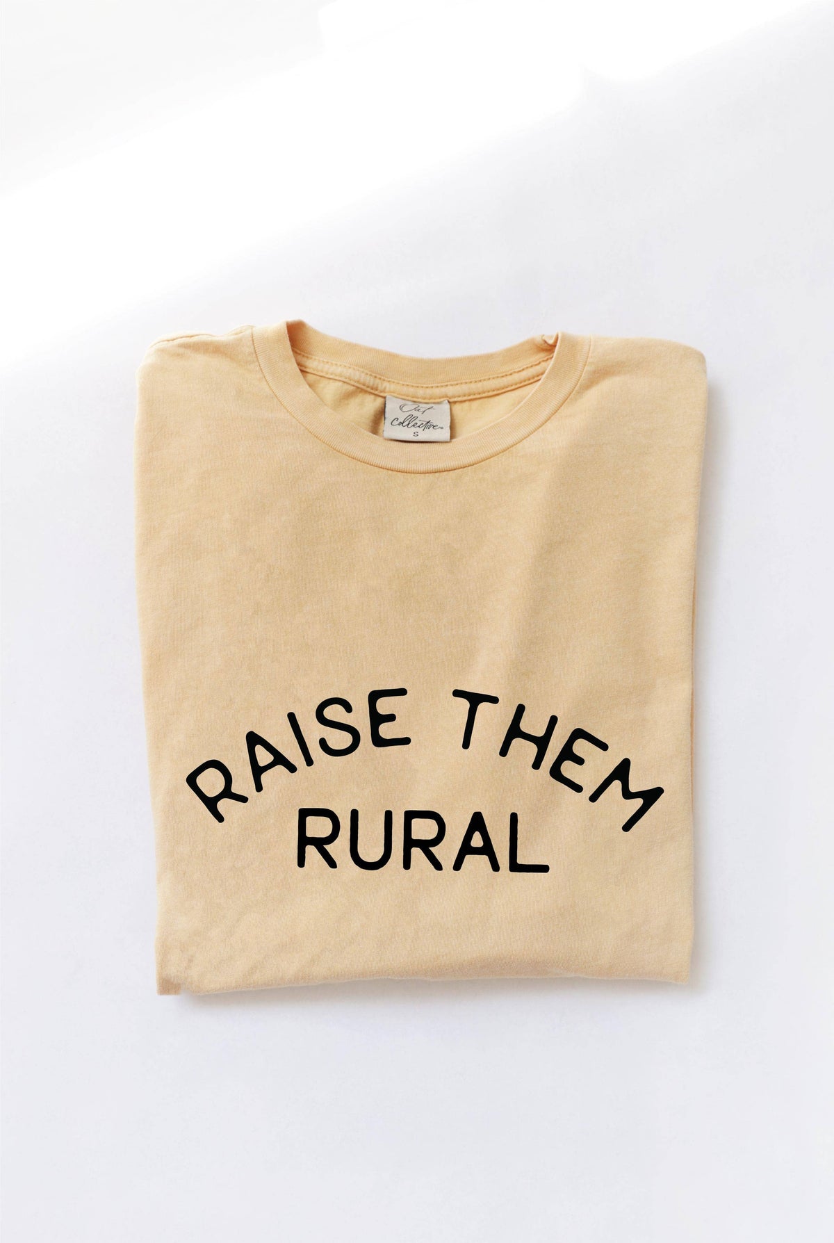 RAISE THEM RURAL Mineral Washed Graphic Top