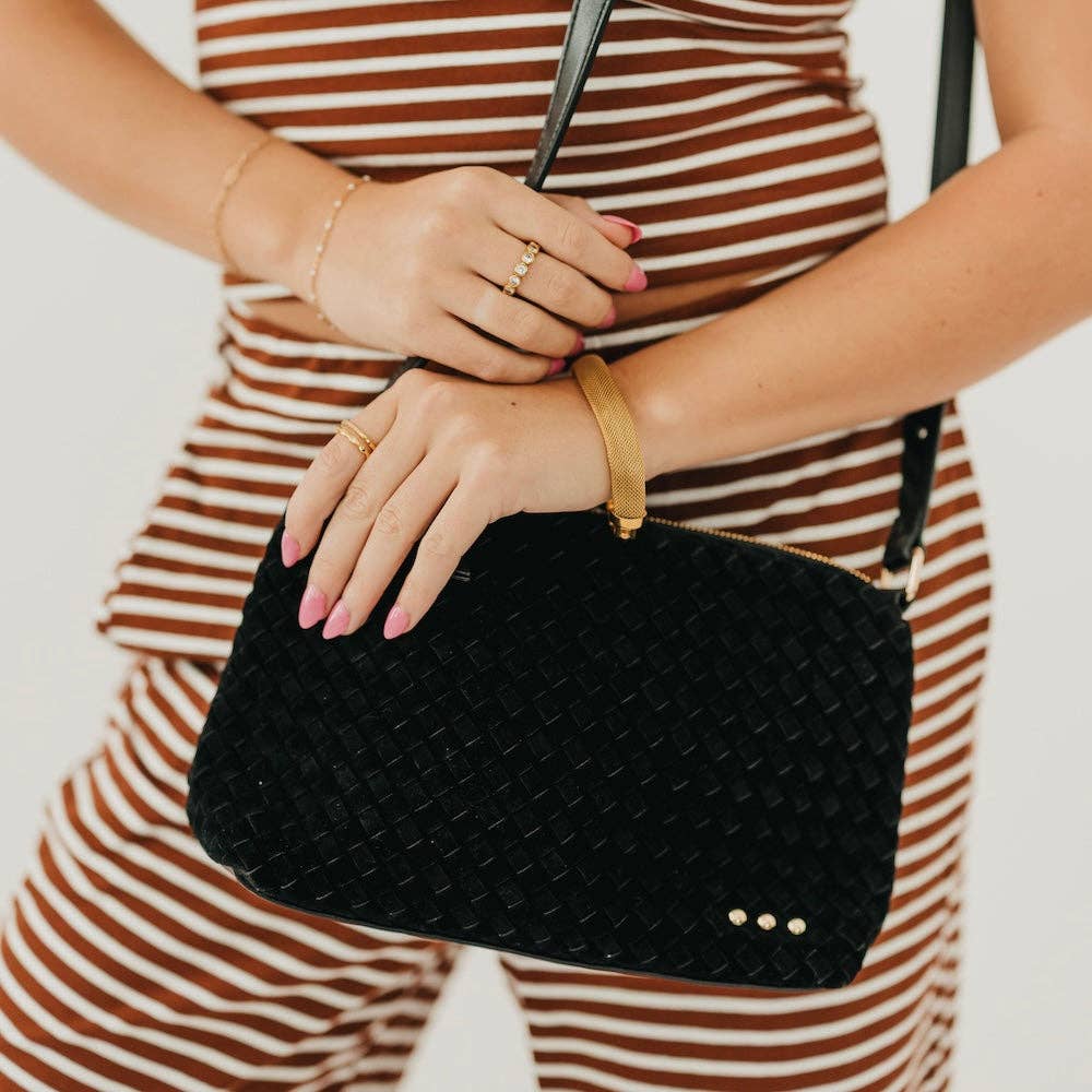 Suede Harper Hobo Shoulder Bag