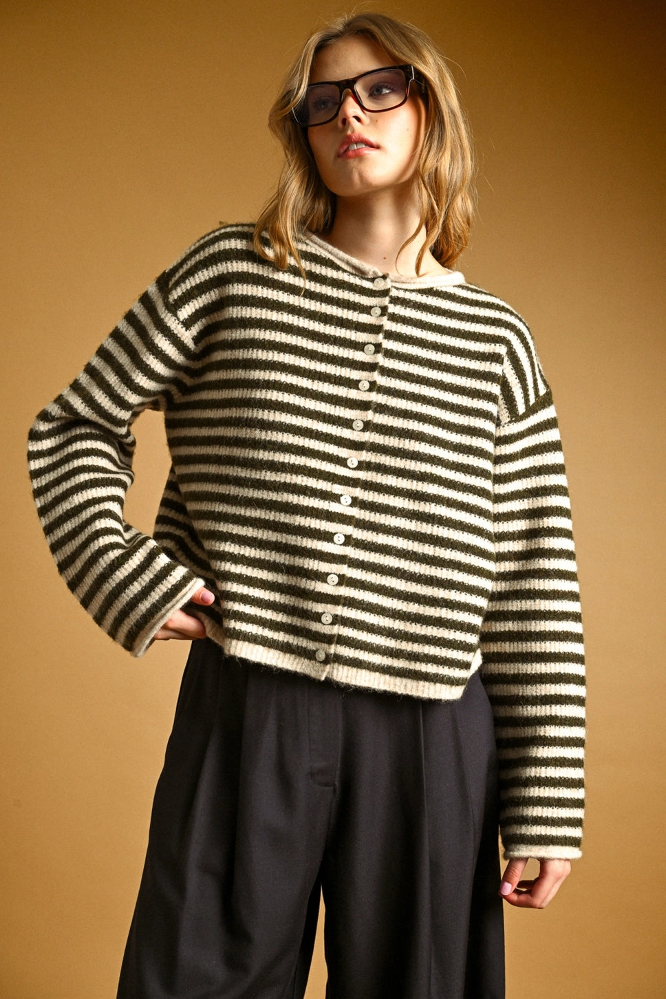Millie Small Stripe Cardigan