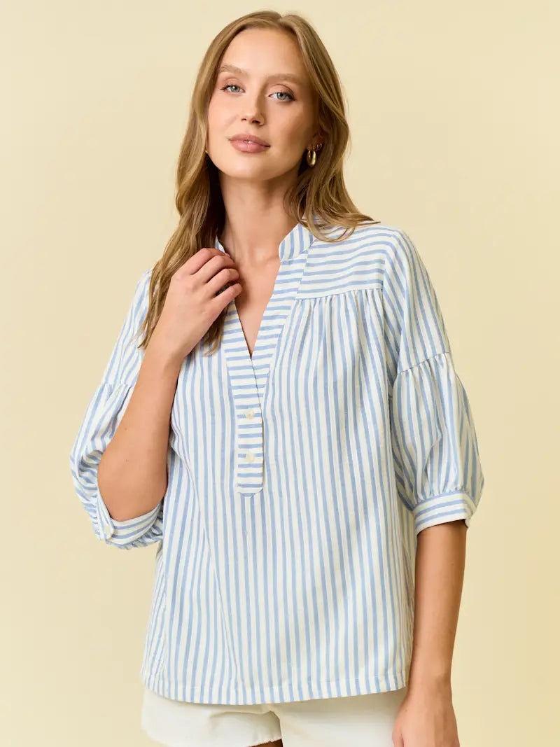 Striped Pullover Top
