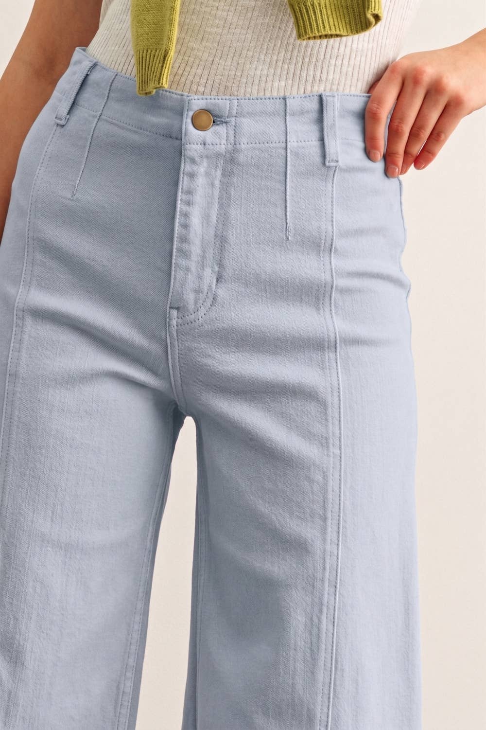 P6982   WASHED COLOR STRETCH PANTS