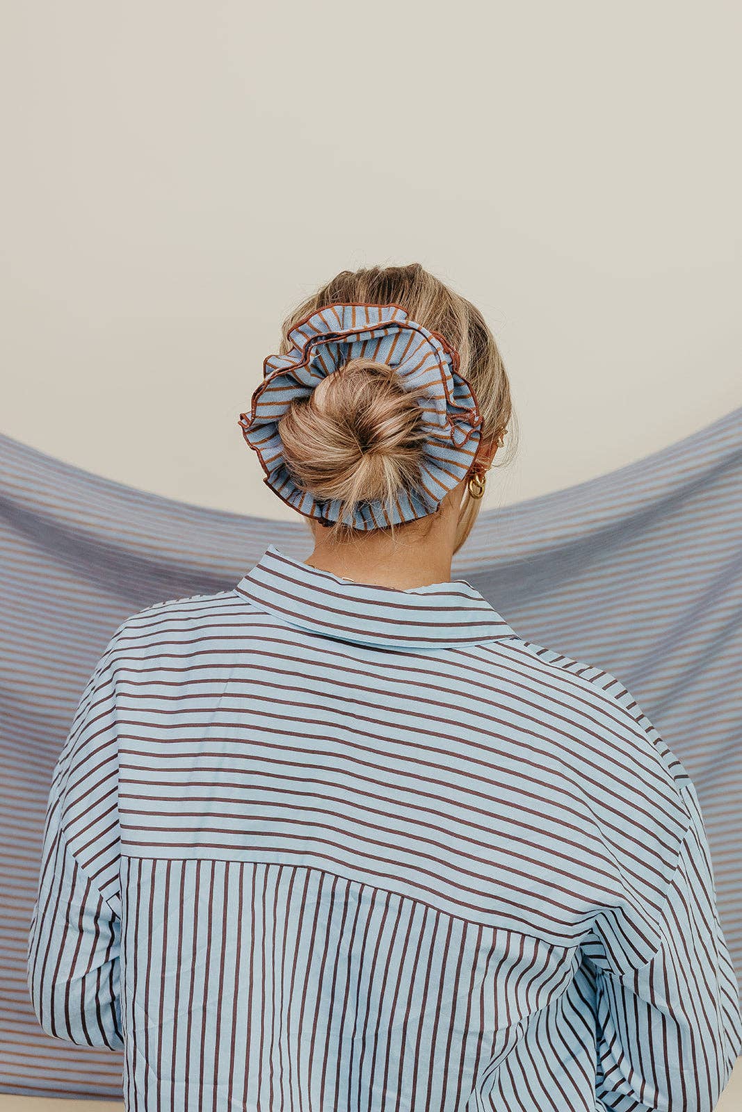 STRIPED CORSET SCRUNCHIE