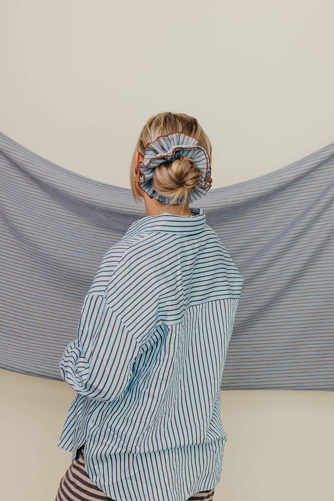 STRIPED CORSET SCRUNCHIE