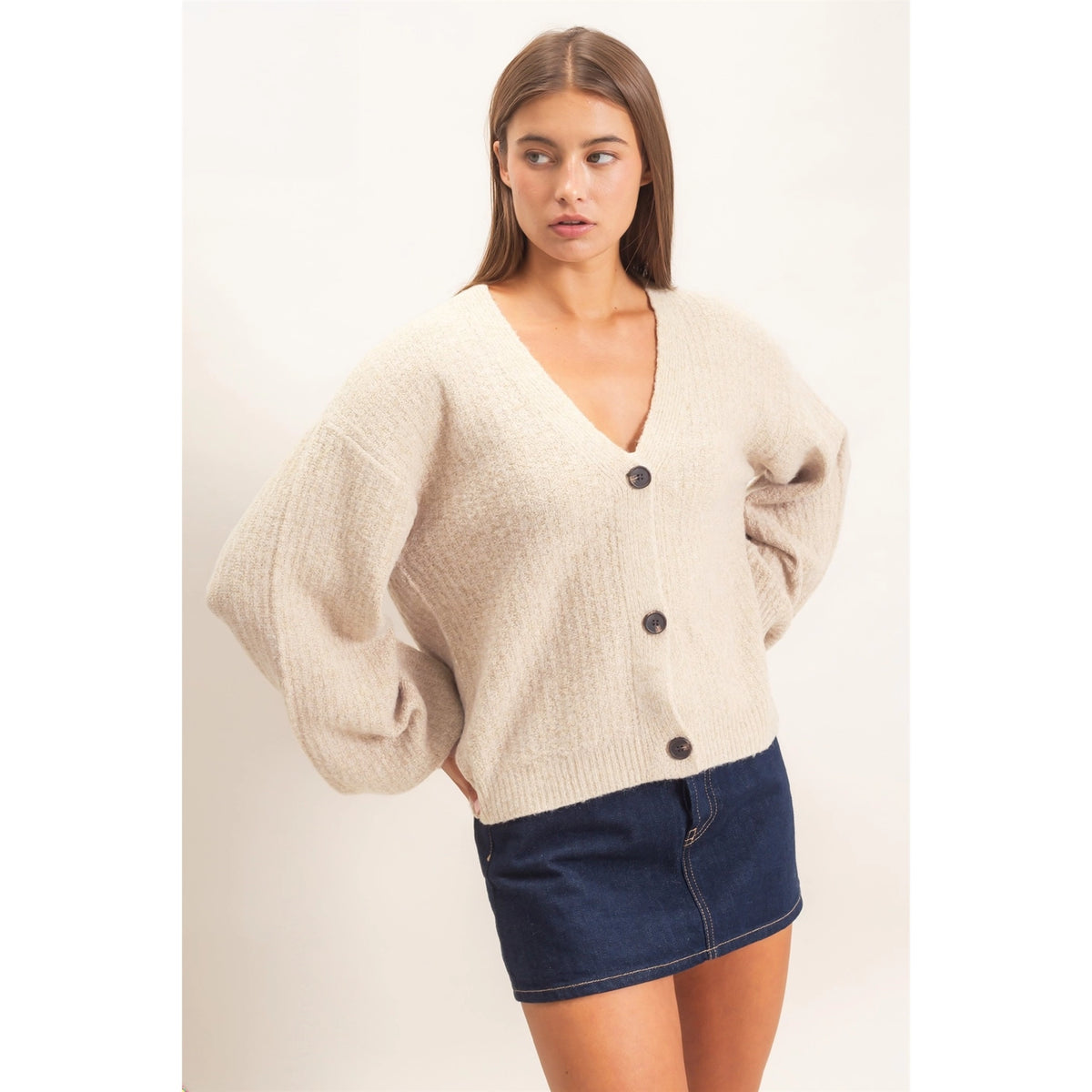Whitney Textured Cardigan