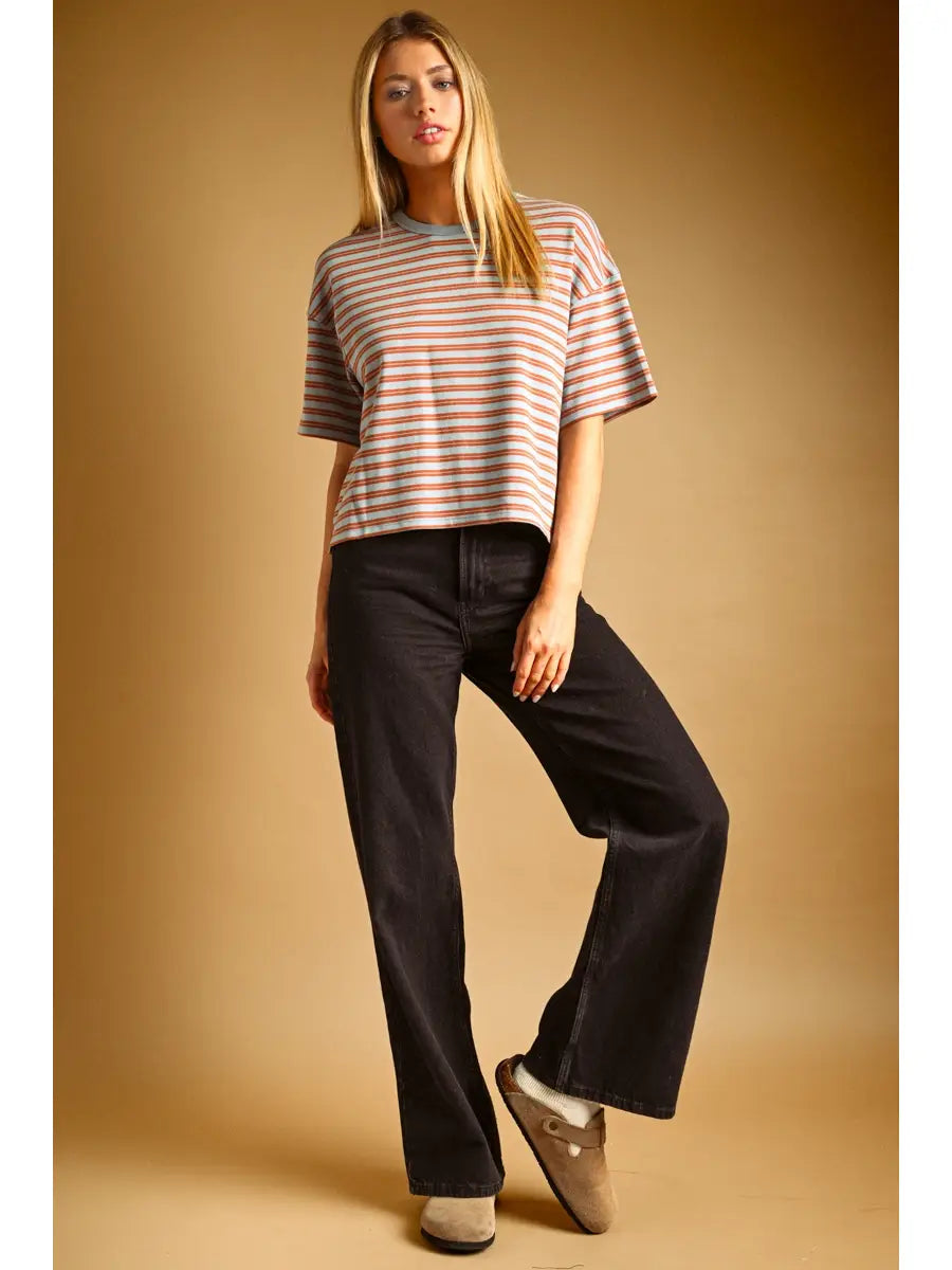 Ellis Double Striped Top