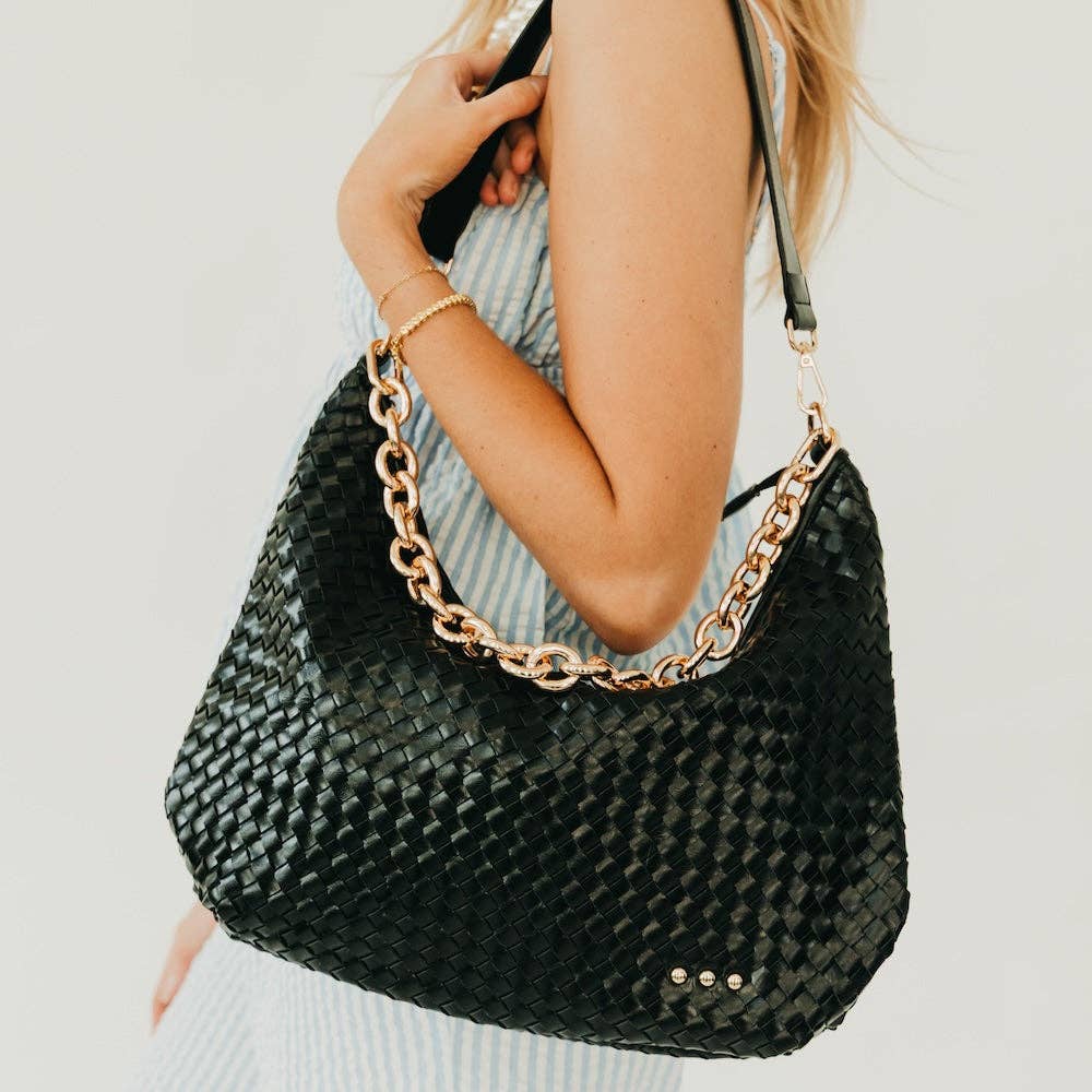 Sienna Slouchy Woven Shoulder Bag - TOP SELLER