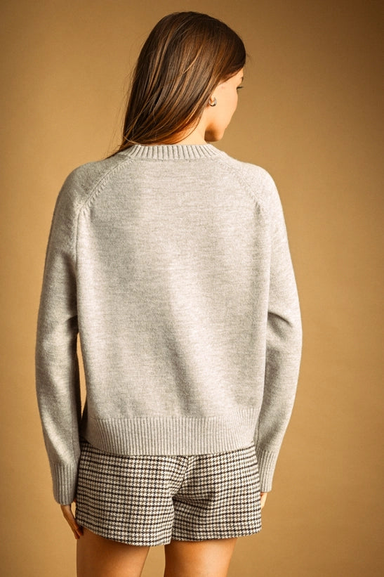 Buttoned and Cozy Sweater