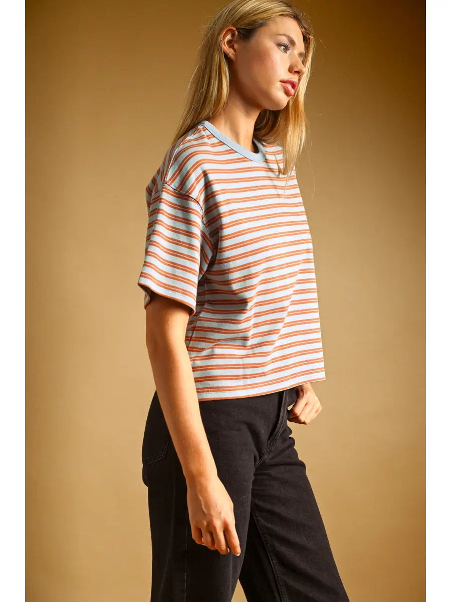 Ellis Double Striped Top