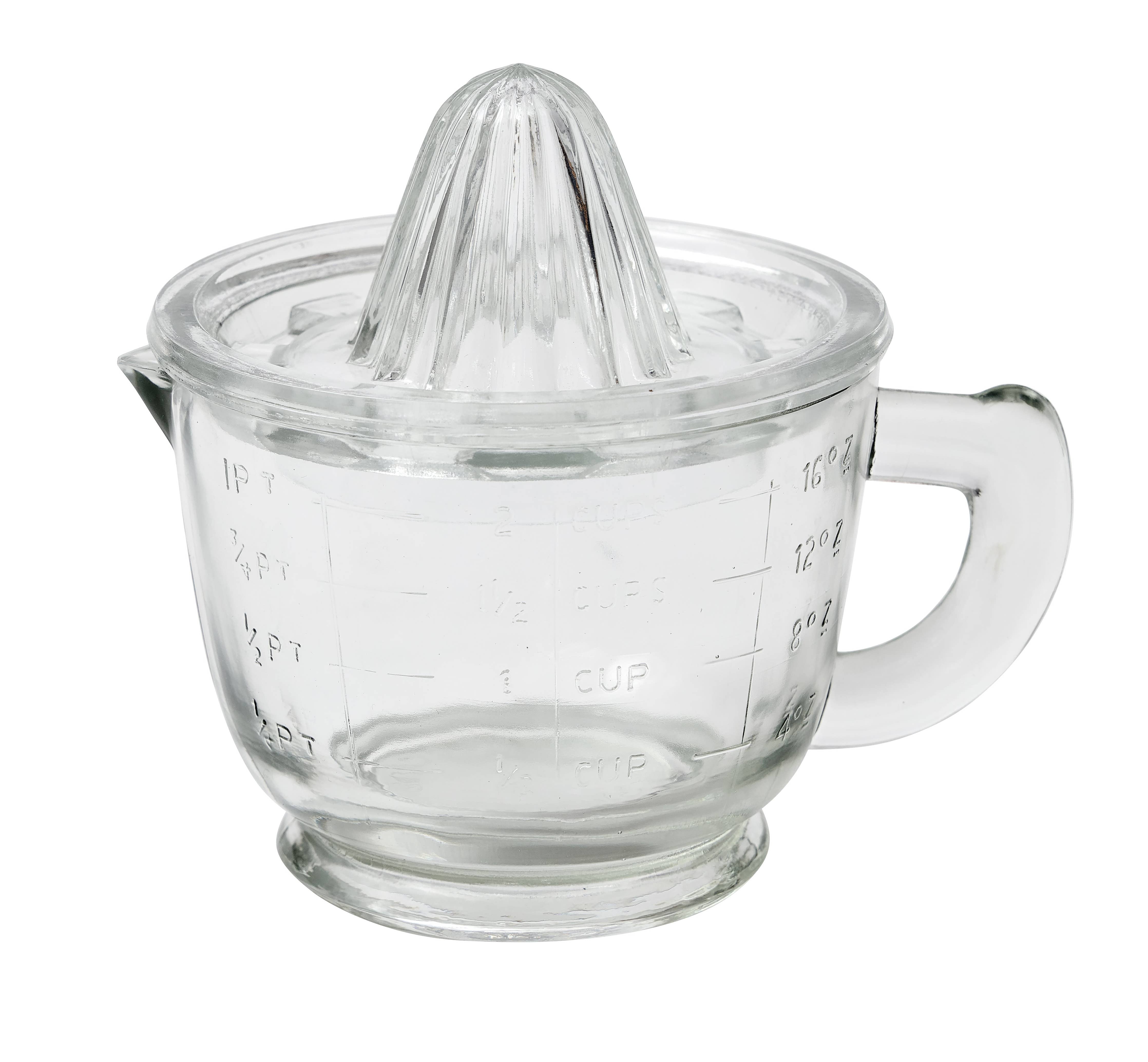 Glass Citrus Hand Press Juicer